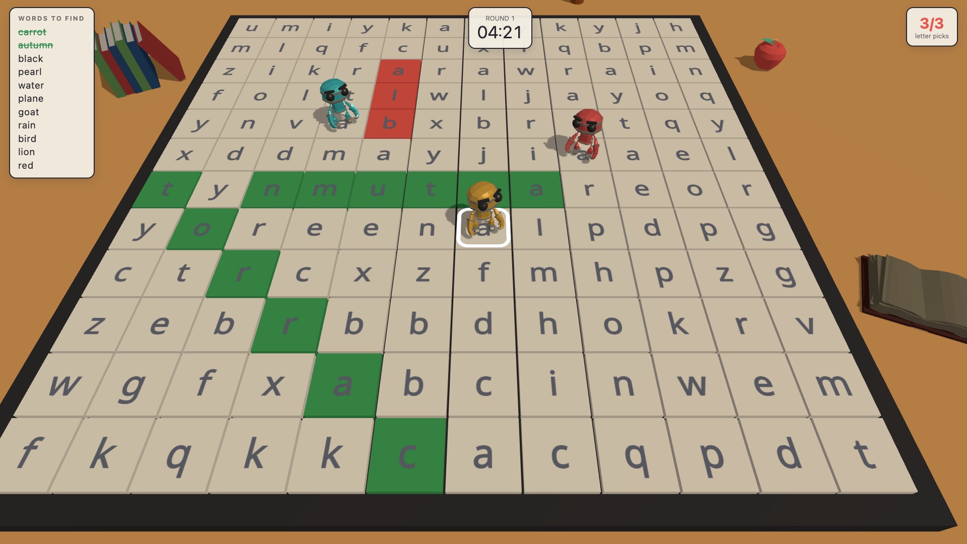Robo Word Finder gameplay